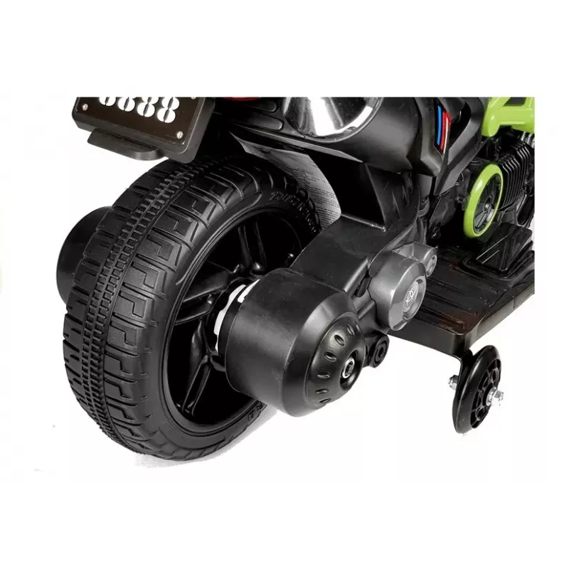 LEAN CARS Elektrisches Kinder-Motorrad GTM1188 Grün