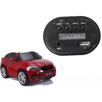 LEAN CARS Radioplatte für Elektro-Kinderauto BMW X6M