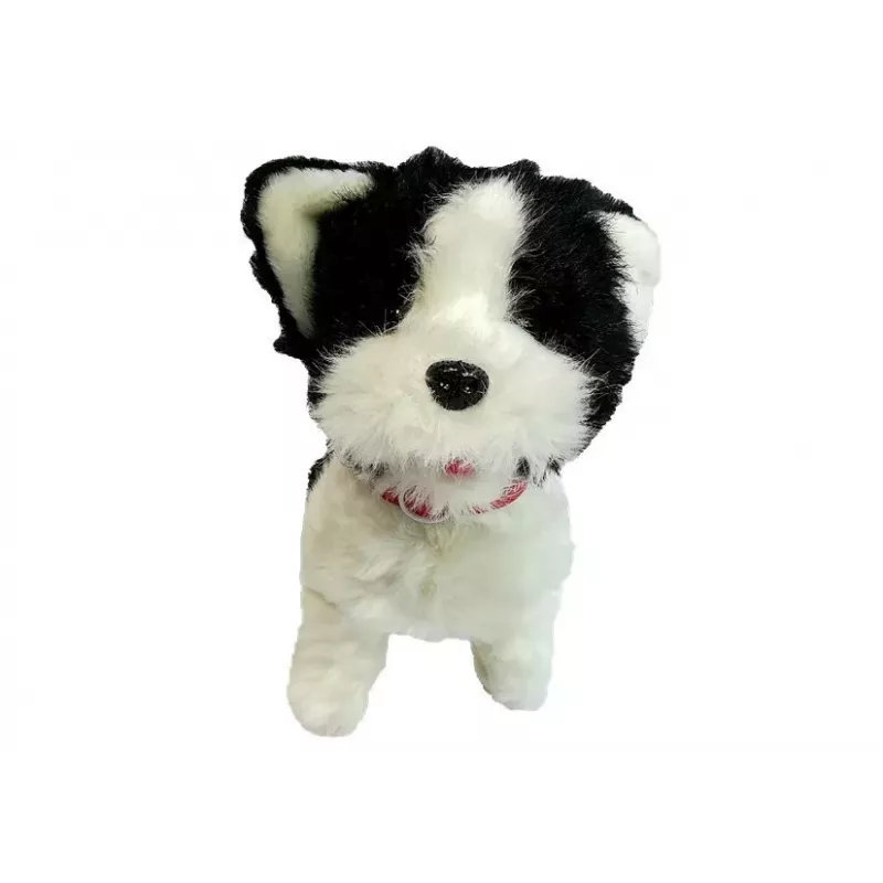 LEAN TOYS Dog on a Leash Interaktiver Husky-Hund