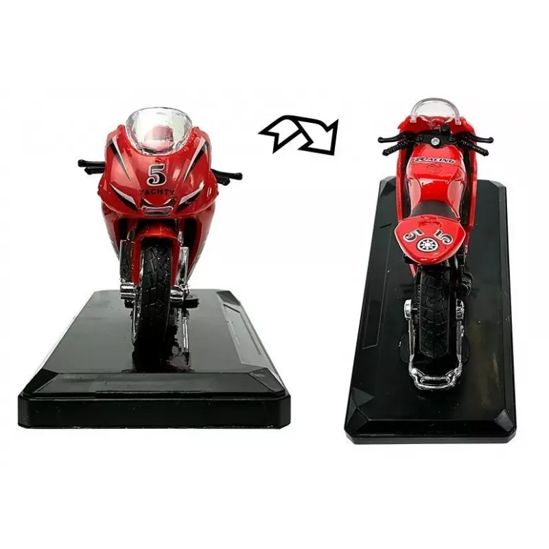 LEAN TOYS Sportmotorrad mit Sound 1:18 4 Farben