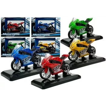 LEAN TOYS Sportmotorrad mit Sound 1:18 4 Farben