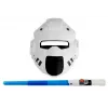 LEAN TOYS Space Laser Gun mit Schwert und Maske