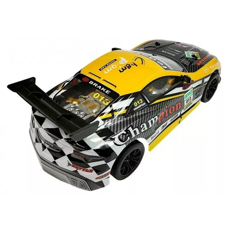 LEAN TOYS Sport Funkferngesteuertes Auto 2,4 GHz Gelb
