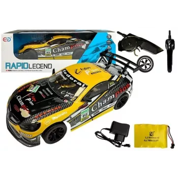 LEAN TOYS Sport Funkferngesteuertes Auto 2,4 GHz Gelb