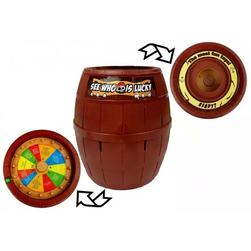LEAN TOYS Game Prick the Pirate Pop-up Pirate