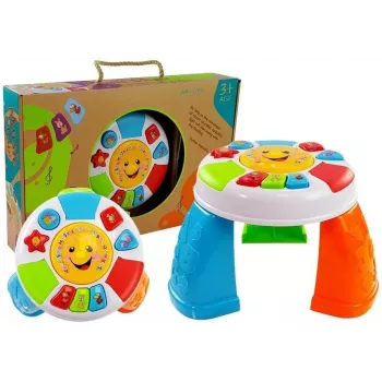 LEAN TOYS Lerntisch für Babys Bunt mit Geräuschen