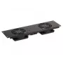 SIGNAL Lüfterpanel A19-2W für 19 inch Rack 2U 2 Lüfter 160m³/h 230V Schwarz