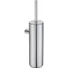 DEANTE Wand-WC-Bürstenset mit Keramikhalter, Schwarz und Chrom, Modernes Design