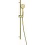 DEANTE Squero 3-Funktionen Duschset mit Schiene, Chrom, 100mm Handbrause