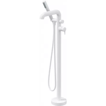 DEANTE Arnika Stand-Wannenarmatur mit Brauseset, Chrom