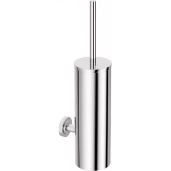 DEANTE Wand-WC-Bürste mit Halter – Matt Schwarz Edelstahl, Liron Serie