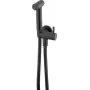 DEANTE Point Bidet Set mit Winkelanschluss - Aufnahmehalter, Chrom, 150 cm Schlauch