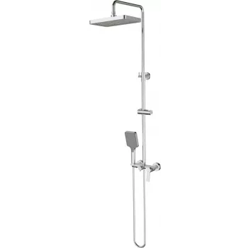 DEANTE Duschkopf mit Mischbatterie - Einhebel-Wandmontage Chrom Duschset mit 150 cm Schlauch