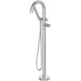 DEANTE Stand-Wannenarmatur mit Brauseset - Chrom, bodenstehend, 2-Funktionen