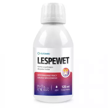 EUROWET Lespewet - Nahrungsergänzungsmittel für Hunde und Katzen - 125ml - Nierenfunktionsunterstützung
