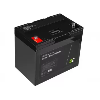 Greencell LiFePO4-Akku für Photovoltaik, Wohnmobile & Boote 12V 12,8V 80Ah