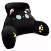 LEAN TOYS Rückenlehne Sitzkissen Rückenstütze für Sessel Bett Katze Schwarz 60 x 40 cm