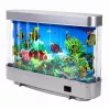 LEAN Künstliches dekoratives Aquarium LED Nachtlicht 3D Fisch bewegt bunt