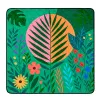 LEAN Picknickdecke, Strandmatte, Reisedecke, Pflanzen, Bunt, 100 x 150 cm