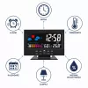 LEAN Digital Clock mit Innenraum-Thermometer und Hygrometer LED Wetterstation