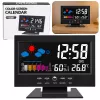 LEAN Digital Clock mit Innenraum-Thermometer und Hygrometer LED Wetterstation