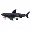 LEAN TOYS RC Shark Fernbedienung Hai, bewegt Schwanz, Lichter, Raucheffekt, Schwarz