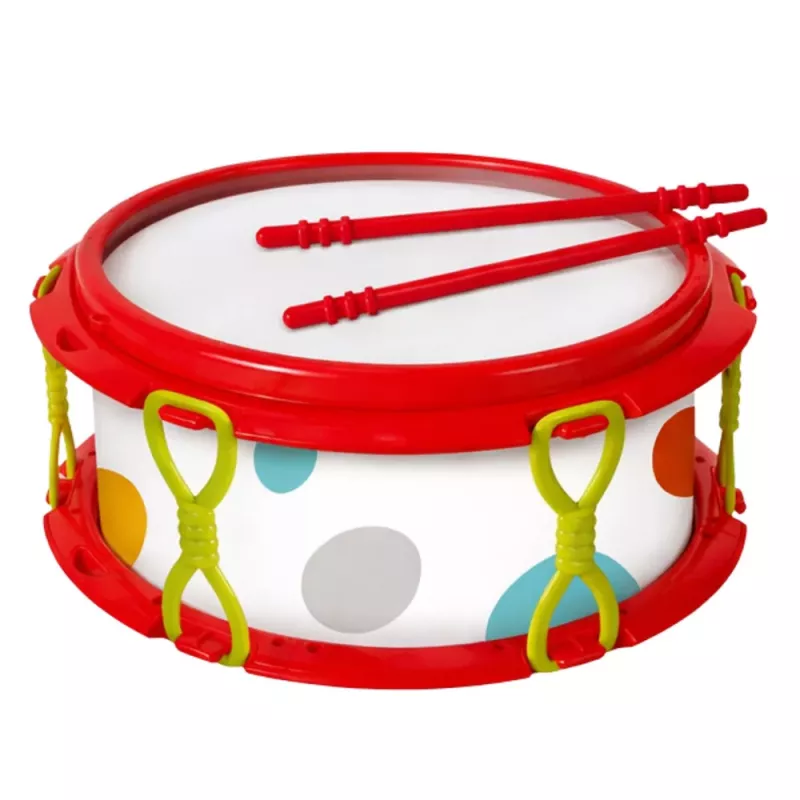 LEAN TOYS Musikinstrumente für Kinder Trommel Rasseln Tamburin Kastagnetten