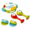 LEAN TOYS Musikinstrumente für Kinder Trommel Rasseln Tamburin Kastagnetten