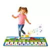 LEAN TOYS Lernspielzeug Musikmatte Klavier Tiere Instrumente Klänge 100x36 cm