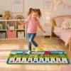 LEAN TOYS Lernspielzeug Musikmatte Klavier Tiere Instrumente Klänge 100x36 cm