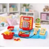 LEAN TOYS Interaktiver Supermarkt-Einkaufswagen mit Scanner und Waage