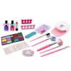 LEAN TOYS Beauty Set Kosmetiktasche für Kinder Nagelzubehör Föhn 20 Teile