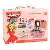 LEAN TOYS Beauty Set Kosmetiktasche für Kinder Nagelzubehör Föhn 20 Teile