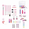 LEAN TOYS Beauty Set Kinder-Schminkkasten Pink Unicorn 72 Teile
