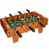 LEAN TOYS Tischfußball Arcade-Spiel Mini Holz-Spieltisch 50x25 cm