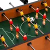 LEAN TOYS Tischfußball Arcade-Spiel Mini Holz-Spieltisch 50x25 cm