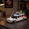 LEAN TOYS Bausteine Auto Ghost Bus Weiß 631 Teile