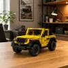 LEAN TOYS Bausteine Auto Off-Road-Fahrzeug Wrangler Gelb 746 Teile