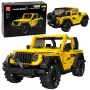 LEAN TOYS Bausteine Auto Off-Road-Fahrzeug Wrangler Gelb 746 Teile