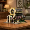 LEAN TOYS Building Blocks Botanical Garden Orangery mit LED-Licht 2147 Teile