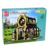 LEAN TOYS Building Blocks Botanical Garden Orangery mit LED-Licht 2147 Teile