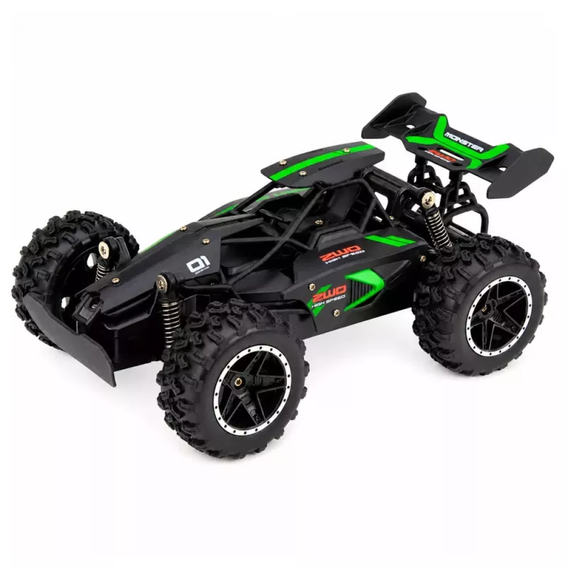 LEAN TOYS RC Off-Road Climbing Car Fernbedienung Schwarz 1:18 15 km/h