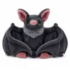 LEAN TOYS Plüschtier Fledermaus mit faltbaren Flügeln Grau 57 cm