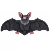 LEAN TOYS Plüschtier Fledermaus mit faltbaren Flügeln Grau 57 cm