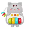 LEAN TOYS Musikspielzeug Katzenklavier Pädagogisch für Kleinkinder Melodien Geräusche