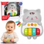 LEAN TOYS Musikspielzeug Katzenklavier Pädagogisch für Kleinkinder Melodien Geräusche