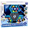 LEAN TOYS Whack-A-Mole Creatures Arcade Game für 3 Spieler, 3 Modi, leuchtende Hämmer