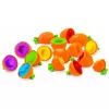LEAN TOYS Pädagogischer Karotten-Sortierer Formen Farben Zuordnen 12 Teile
