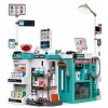 LEAN TOYS Großes Arzt-Set mit Behandlungstisch, Licht & Sound, Zubehör, 77-teilig