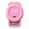 LEAN TOYS Küchenset Waffelmaschine Mixer mit auswechselbaren Aufsätzen Lichter Geräusche Pink
